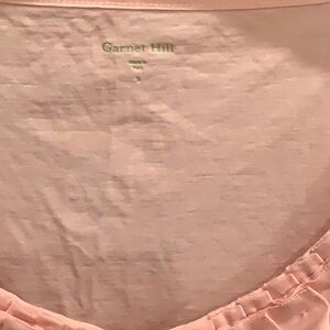 2 Garnet Hill Pima cotton tanks
Light and dark pink with front frills